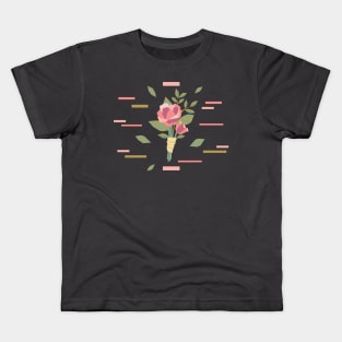 Abstract Floral Bouquet Kids T-Shirt